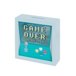 Tirelire Game Over bleue