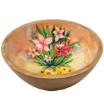 Grande coupelle en bois ronde Ananas - Allen Designs