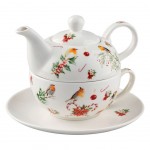 Noël - Théière Tea for One en porcelaine fine Noël - Théière Tea for One en porcelaine fine