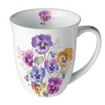 Mug en porcelaine fine pensées – 0,4 litre Mug en porcelaine fine pensées – 0,4 litre