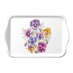 Petit plateau rectangulaire pensées Petit plateau rectangulaire pensées