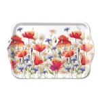 Mini plateau coquelicots et bleuets