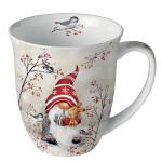 Mug en porcelaine fine 0,40 L lutin dhiver