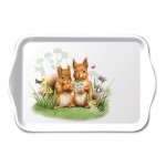 Petit plateau rectangulaire couple dcureuils