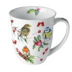 Mug en porcelaine fine oiseaux de Noël – 0,4 litre Mug en porcelaine fine oiseaux de Noël – 0,4 litre