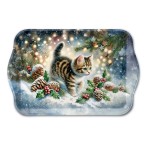 Mini plateau de Nol Chaton dans la neige
