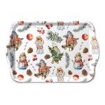 Mini Plateau en mlamine Enfants et bonhomme de neige