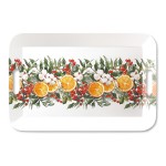 Plateau rectangulaire fruits dhiver  46,5 x 32,5 cm