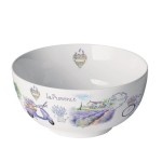 Bol blanc en porcelaine balade en provence