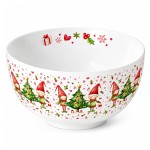 Bol en Porcelaine Fine Lutins de No�l 0,40 L
