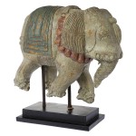 lphant antique en rsine patine 45 cm