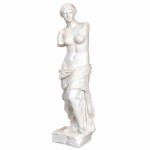 Statue V�nus de Milo patin�e 28 cm