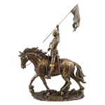 Figurine Jeanne d'Arc à cheval 30 cm Figurine Jeanne d'Arc à cheval 30 cm