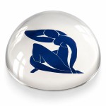 Presse-papier en verre Matisse Le Nu bleu II 8 cm
