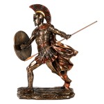 Statue Achille en r�sine aspect bronze 28,5 cm