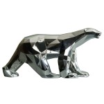 Figurine Orlinski ours Pompon silver dition limite