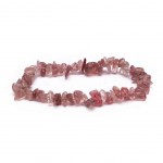Bracelet en Chips de Quartz fraise