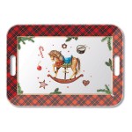 Plateau rectangulaire motifs de Noël – 46,5 x 32,5 cm Plateau rectangulaire motifs de Noël – 46,5 x 32,5 cm