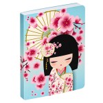 Carnet A6 Kimmidoll Sakura 192 pages lign�es fleurs de cerisier