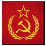 Set de 4 dessous de verres Urss Cbkreation