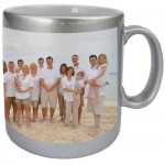 Mug argent� avec PHOTO PERSONNALISEE