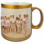 Mug dor� avec PHOTO PERSONNALISEE