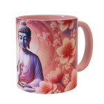 Mug en céramique bouddha fleurs de cerisier – 35 cl Mug en céramique bouddha fleurs de cerisier – 35 cl