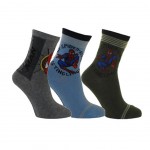 3 Paires de chaussettes Spiderman taille 31-35